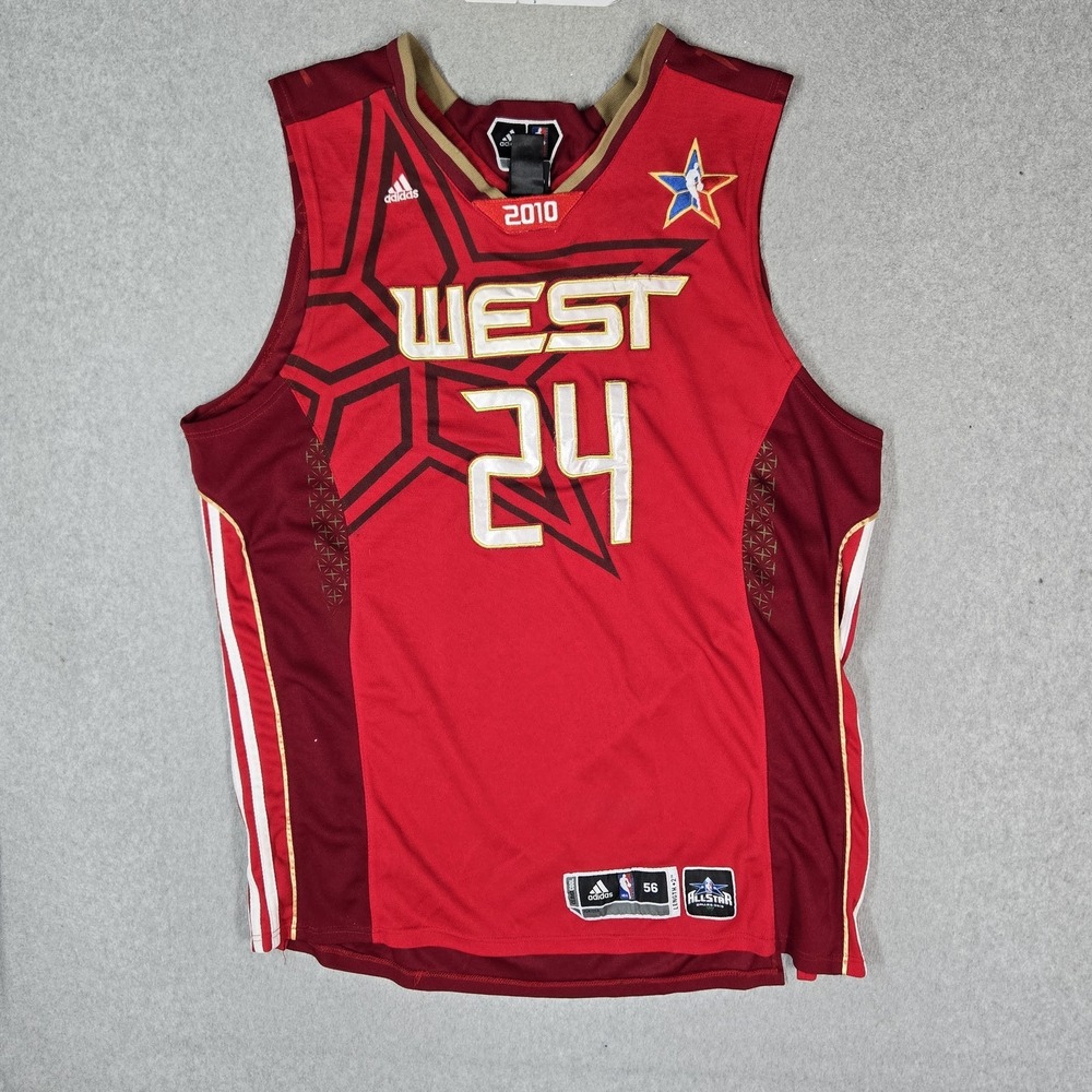 Los Angeles Lakers Men Jersey 56 Red Kobe Bryant #24 All Star 2010 Adidas